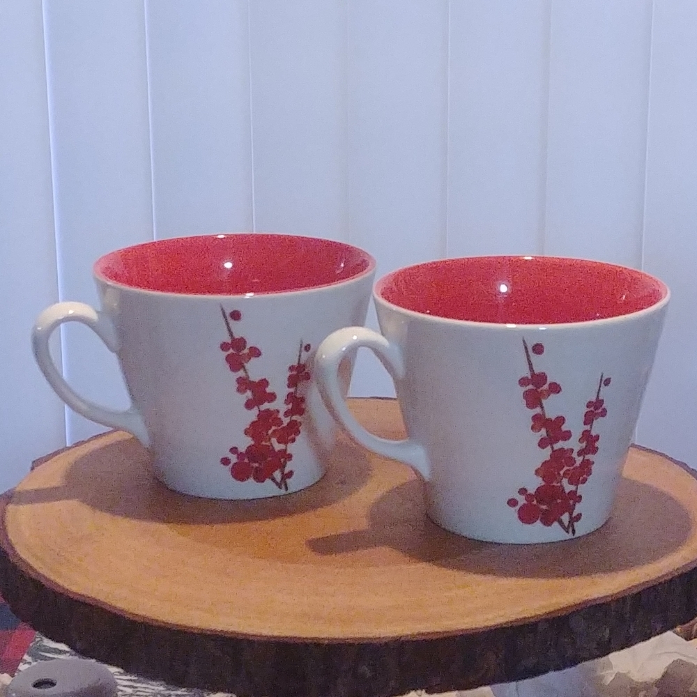 Pair of Starbucks Coffee Cups